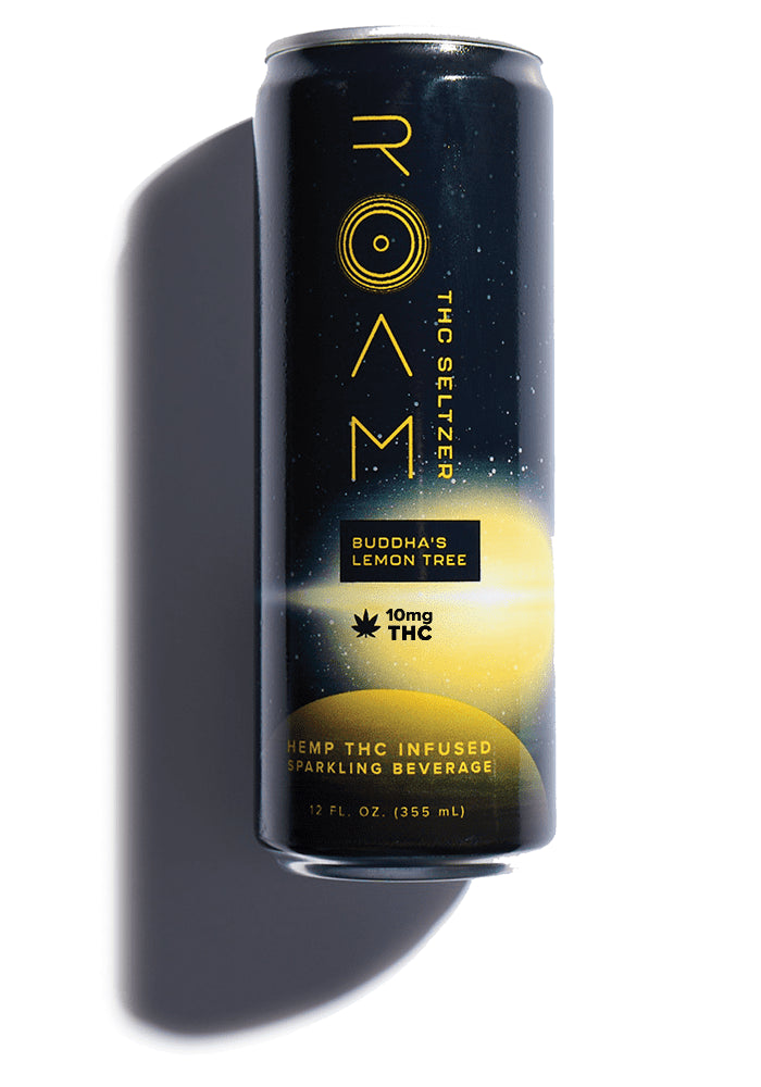 Roam Buddha's Lemon Tree - 10 MG THC Infused Sparkling Beverage