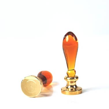 Murano Glass Handles - Green