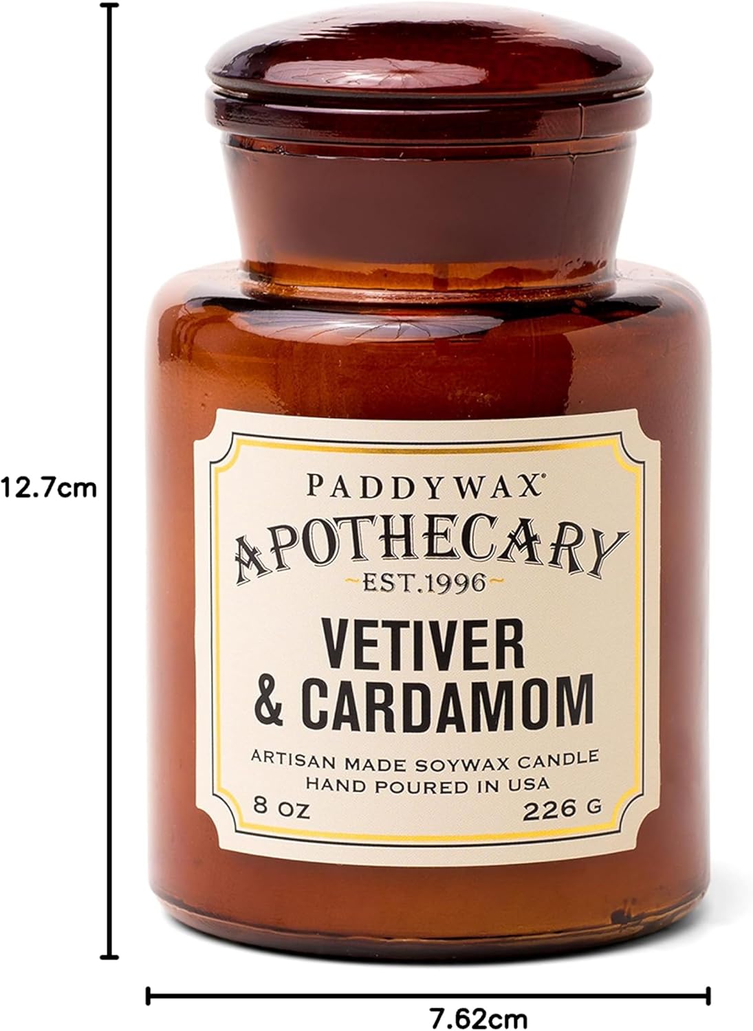 Paddy Wax Apothecary - Vetiver & Cardamom - 8 oz Candle