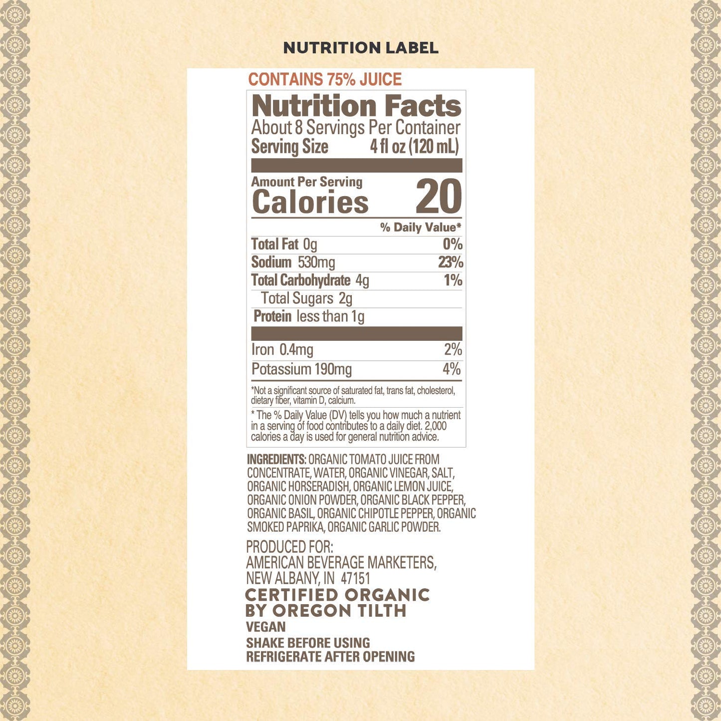 Agalima - Organic Bloody Mary Mixer