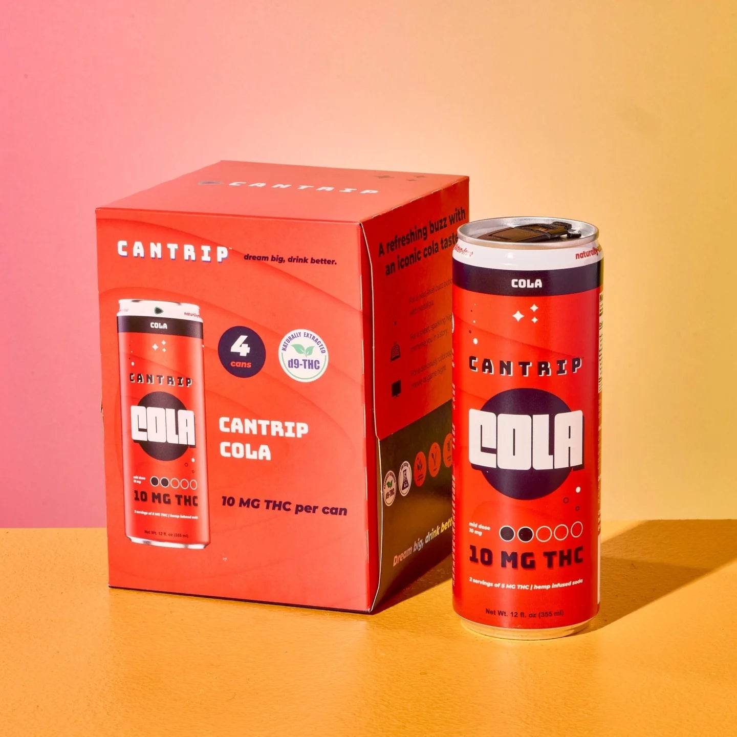 Cantrip Classic Cola - 10 MG THC Infused Soda