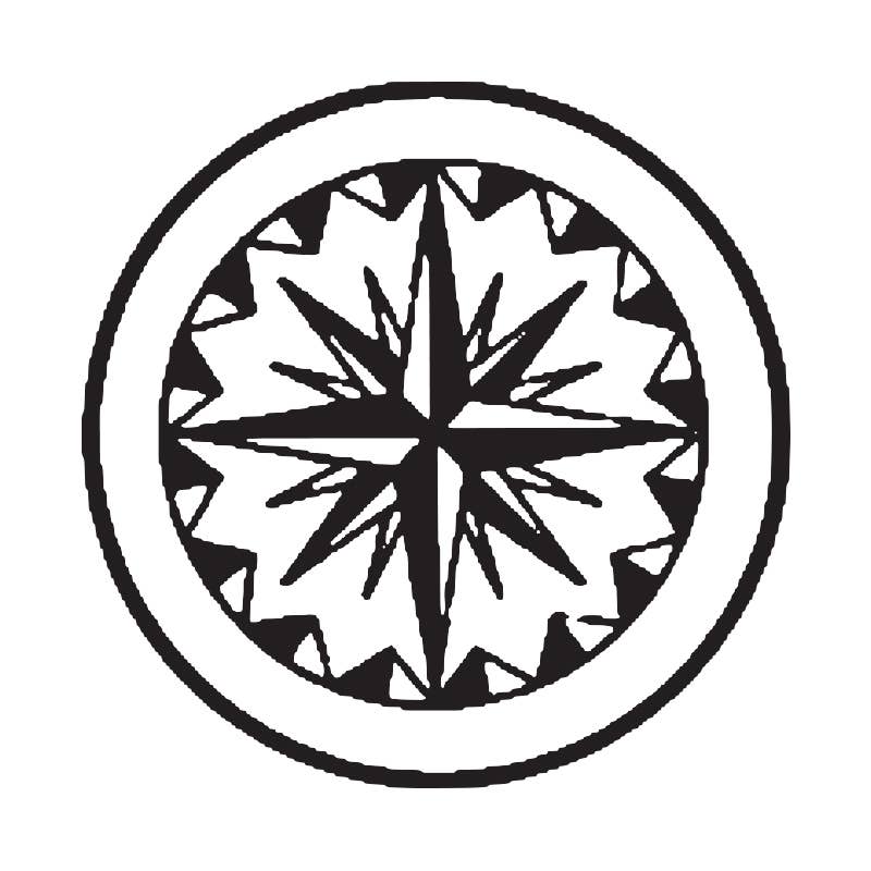 Brass Wax Seal Die - no handle: Scroll & Quill