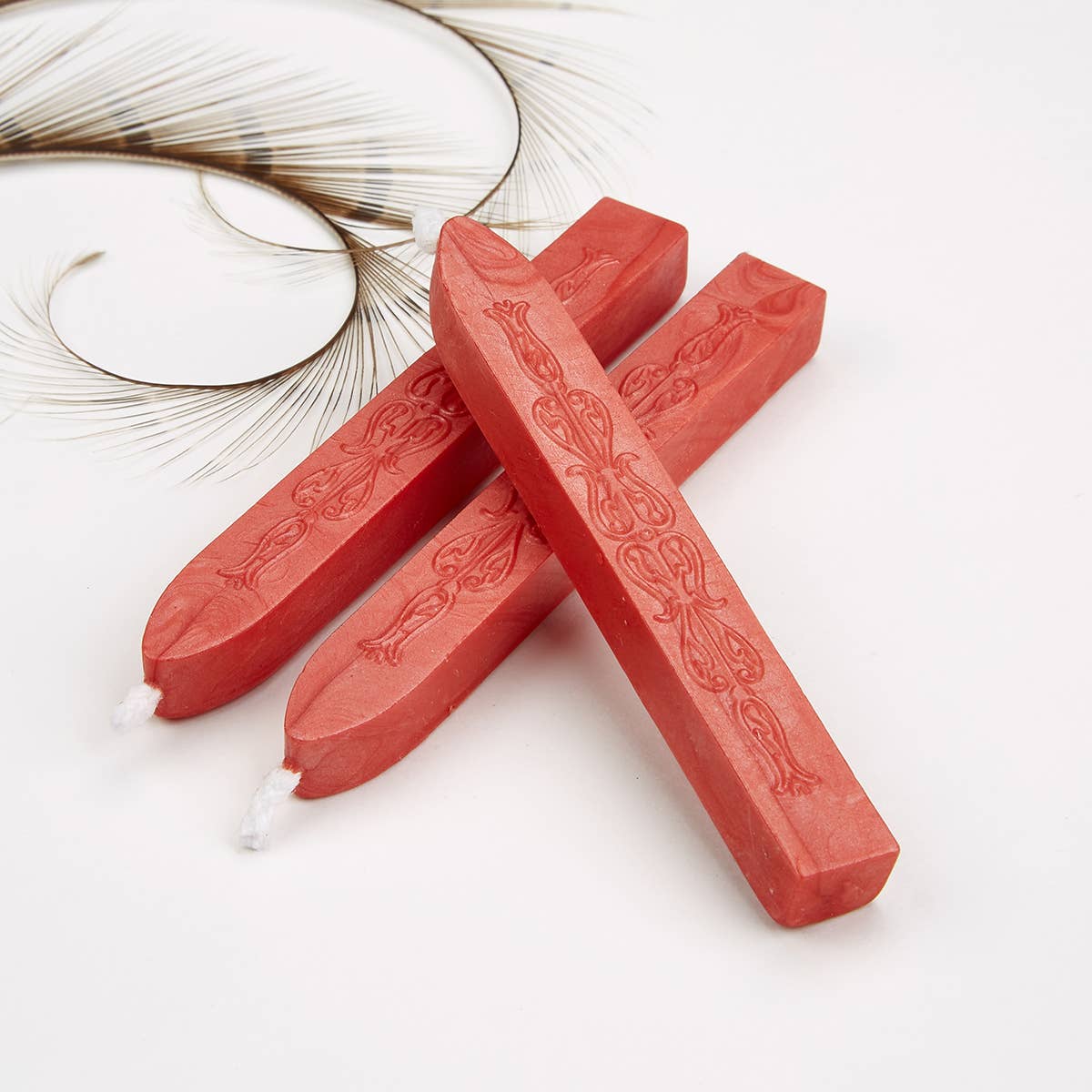 Sealing Wax Sticks with wick 3PK- 25+ colors: Goldenrod