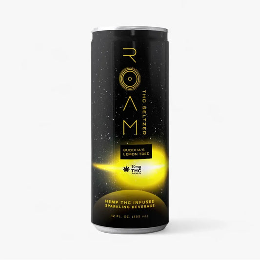 Roam Buddha's Lemon Tree - 10 MG THC Infused Sparkling Beverage