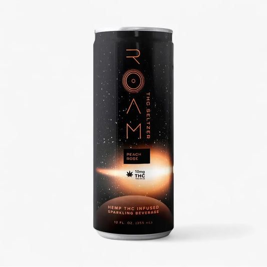 Roam Peach Rose - 10 MG THC Infused Sparkling Beverage