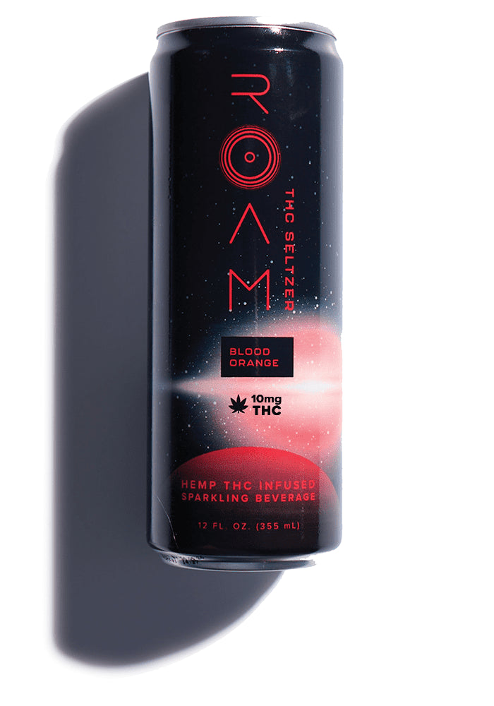 Roam Blood Orange - 10 MG THC Infused Sparkling Beverage