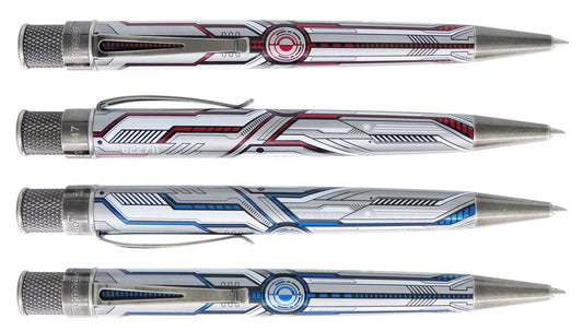 Retro 51 - Argo Mach II - Red - Peacock (Rollerball) 2 PENS