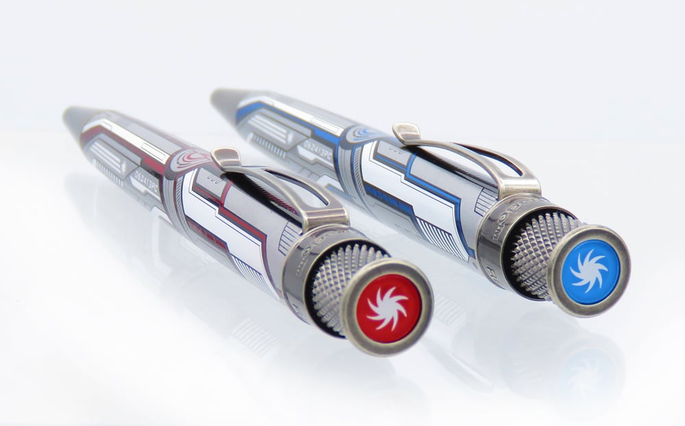 Retro 51 - Argo Mach II - Red - Peacock (Rollerball) 2 PENS