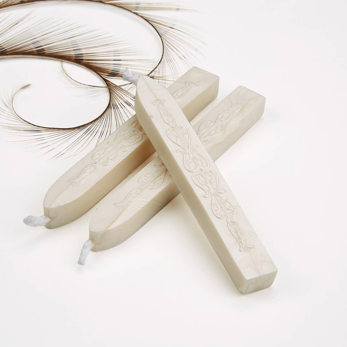 Sealing Wax Sticks with wick 3PK- 25+ colors: Goldenrod