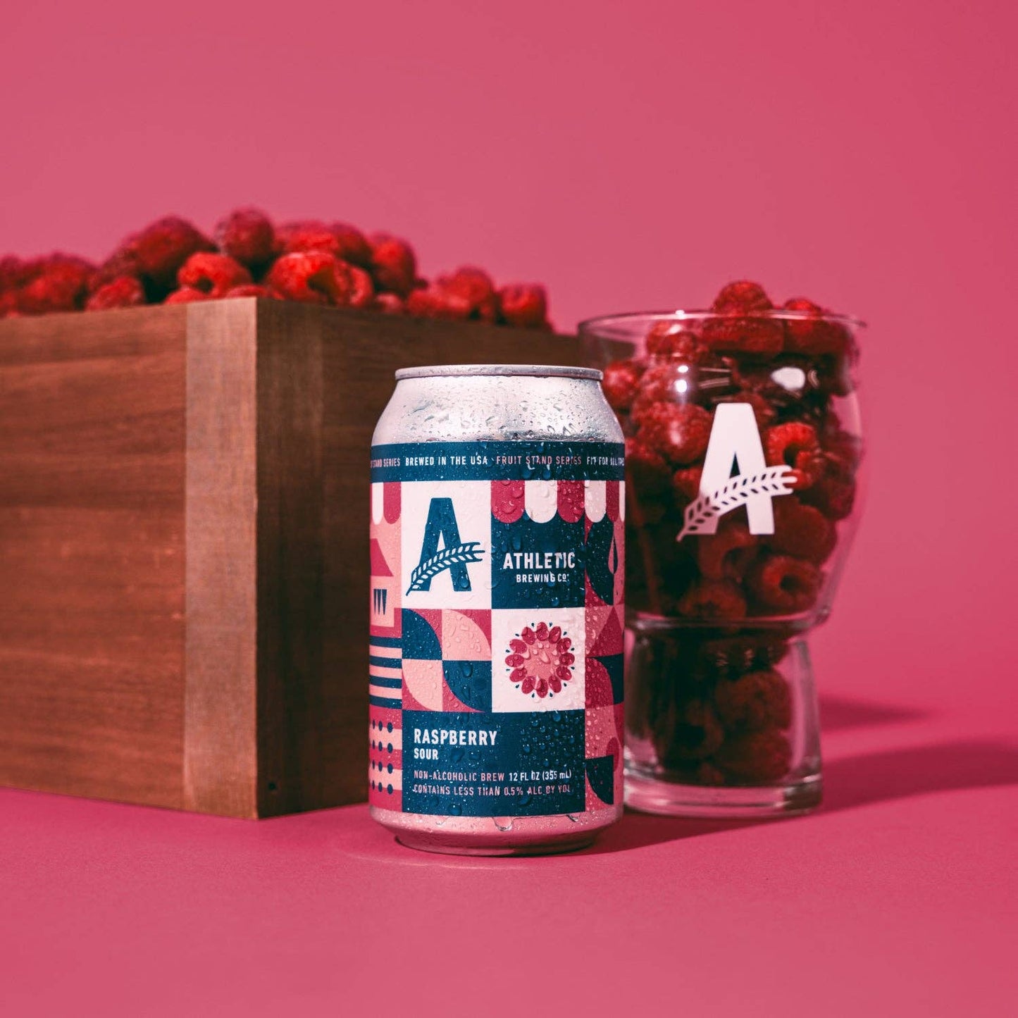 Athletic Brewing Company - Raspberry Sour