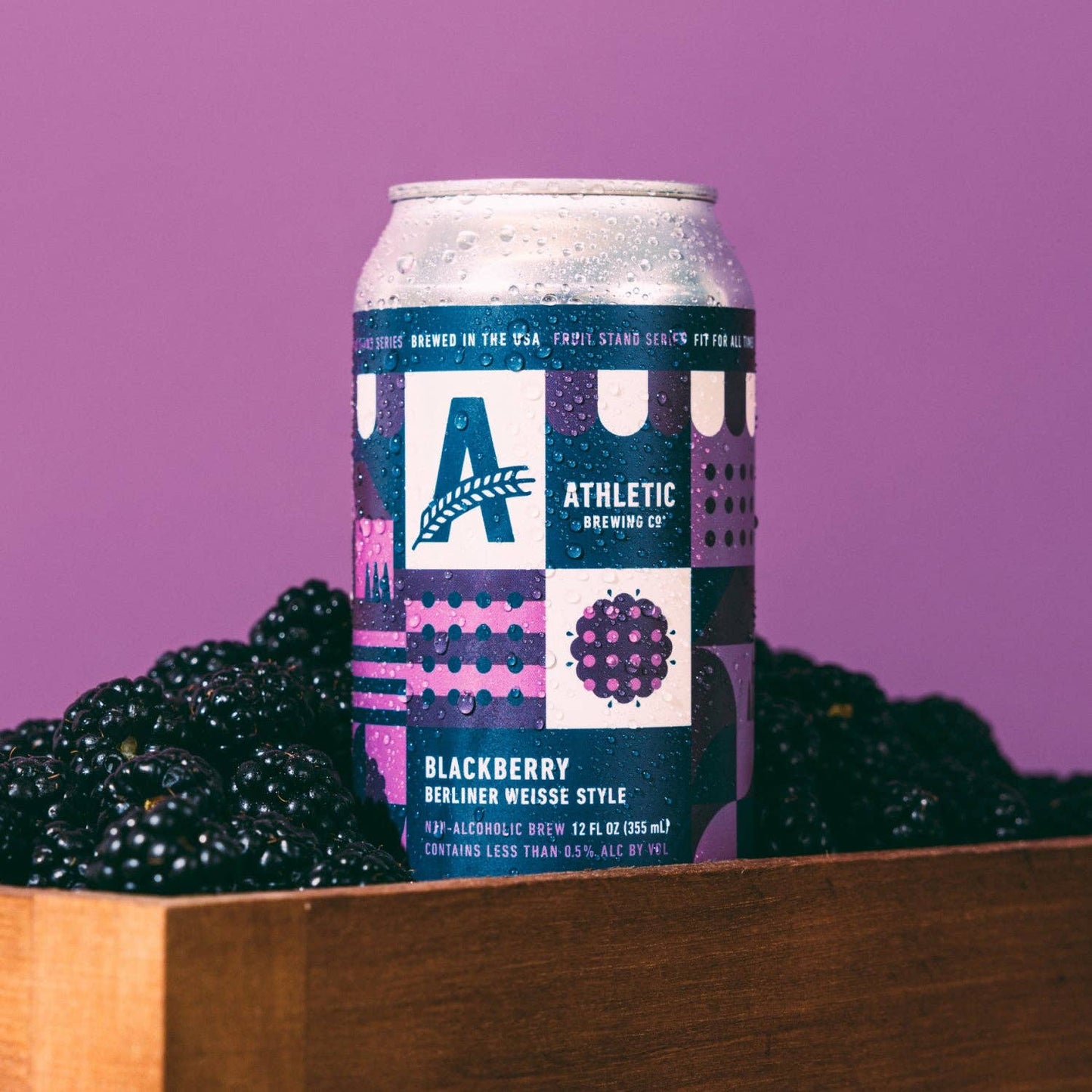 Athletic Brewing Company - Blackberry Berliner Weisse