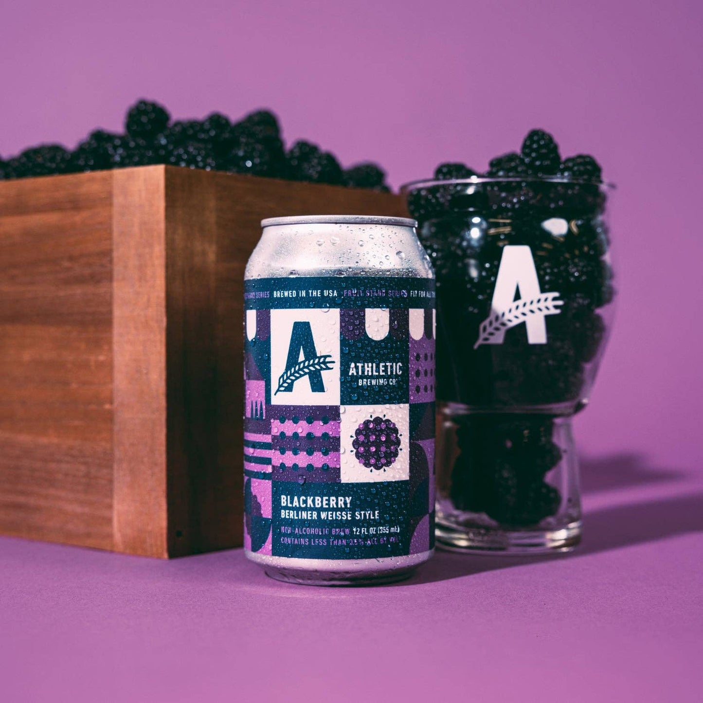 Athletic Brewing Company - Blackberry Berliner Weisse