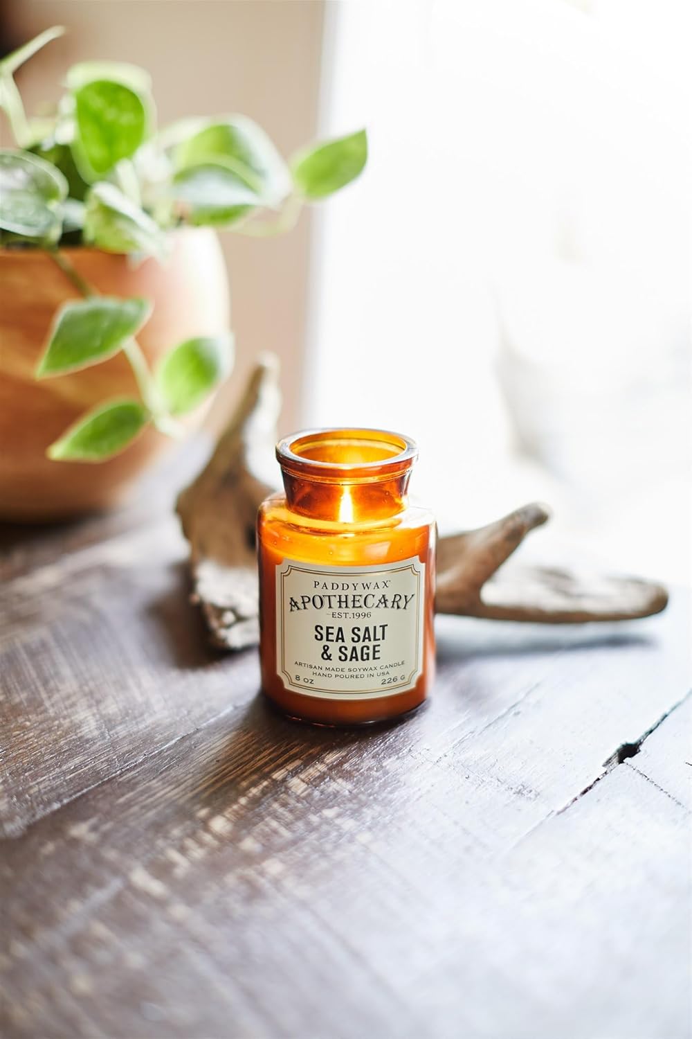 Paddy Wax Apothecary - Sea Salt & Sage - 8 oz Candle