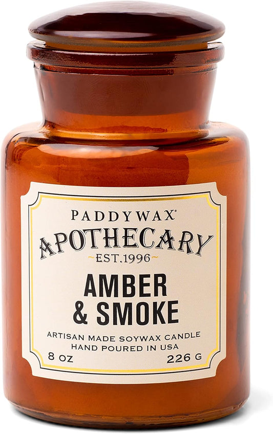 Paddy Wax Apothecary - Amber & Smoke - 8 oz Candle
