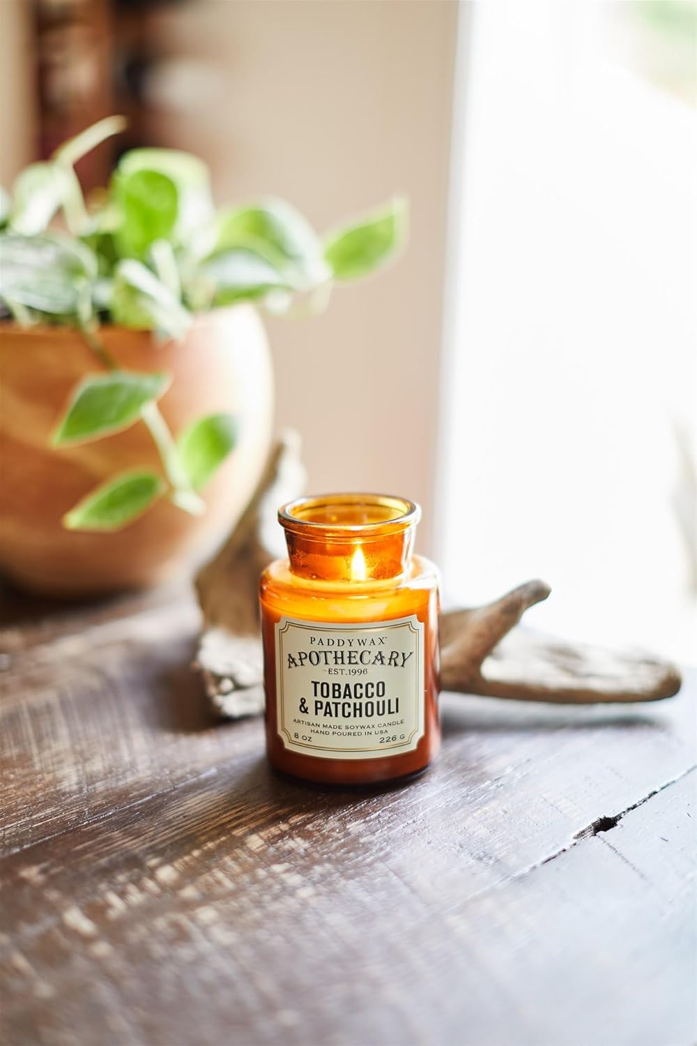 Paddy Wax Apothecary - Tobacco & Patchouli - 8 oz Candle