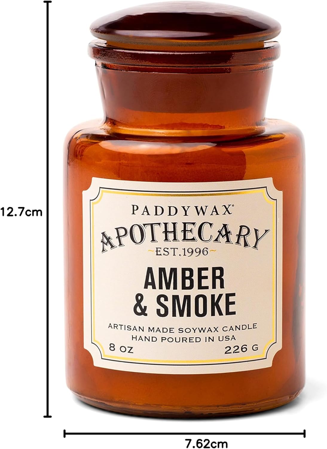 Paddy Wax Apothecary - Amber & Smoke - 8 oz Candle