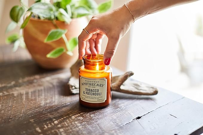 Paddy Wax Apothecary - Tobacco & Patchouli - 8 oz Candle