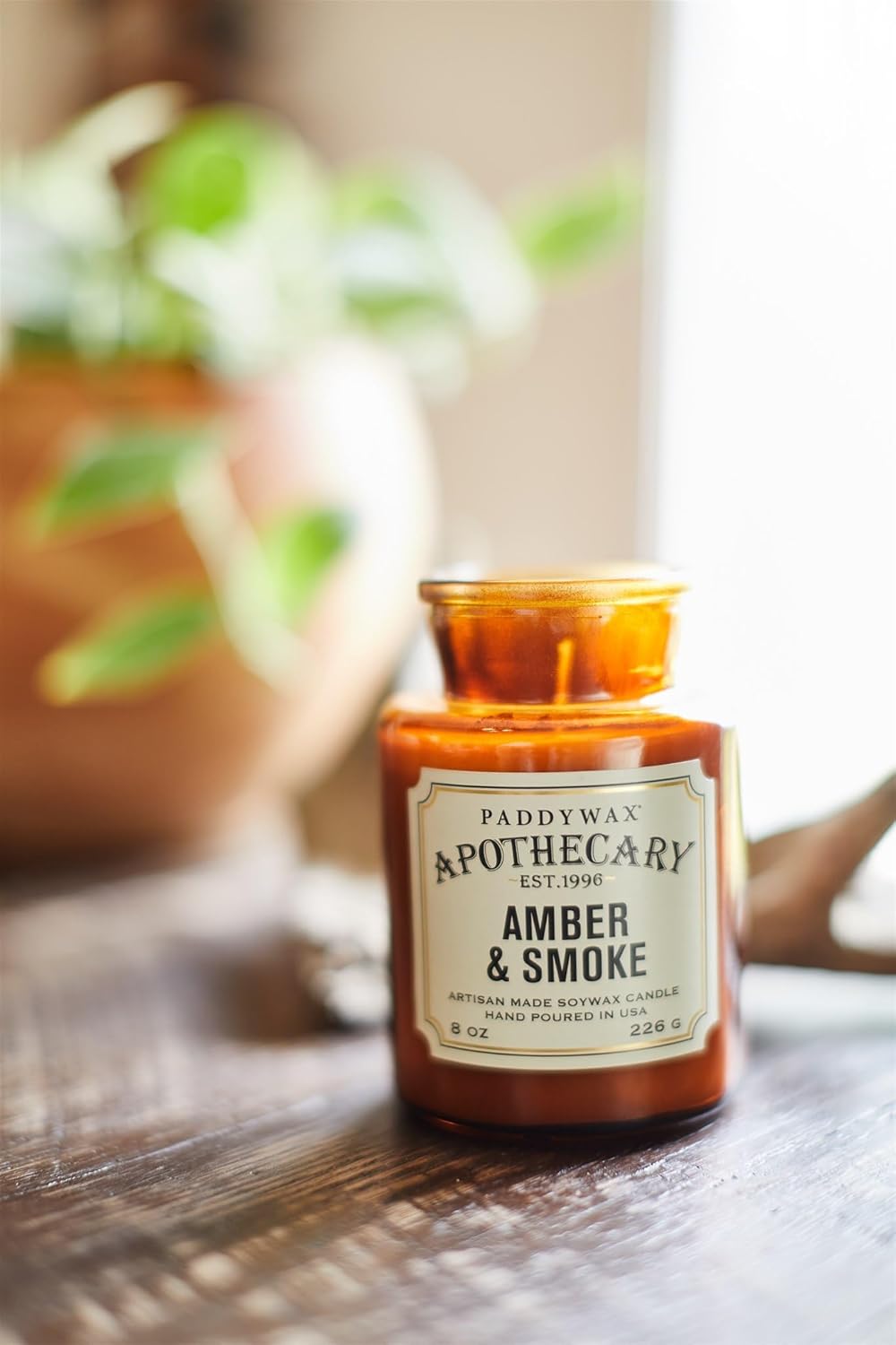 Paddy Wax Apothecary - Amber & Smoke - 8 oz Candle