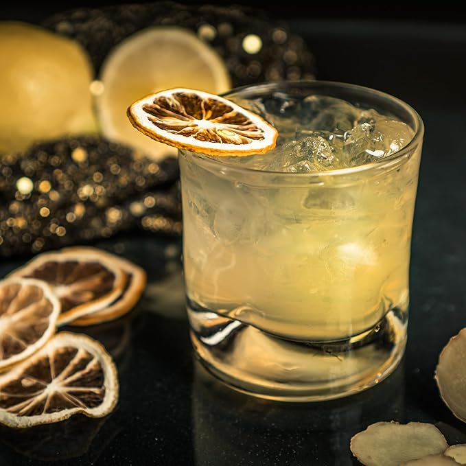 Drink Botanicals - Dehydrated Sliced LEMON Cocktail Garnish Wheels