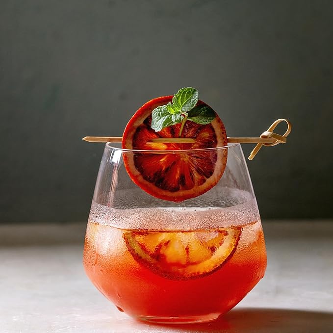 Drink Botanicals - Dehydrated Sliced BLOOD ORANGE  Cocktail Garnish Wheels