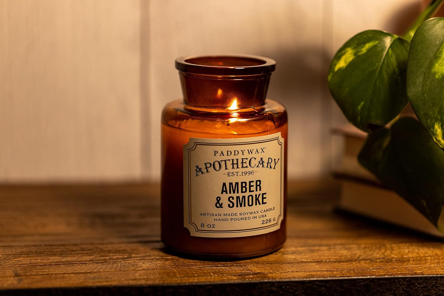 Paddy Wax Apothecary - Amber & Smoke - 8 oz Candle