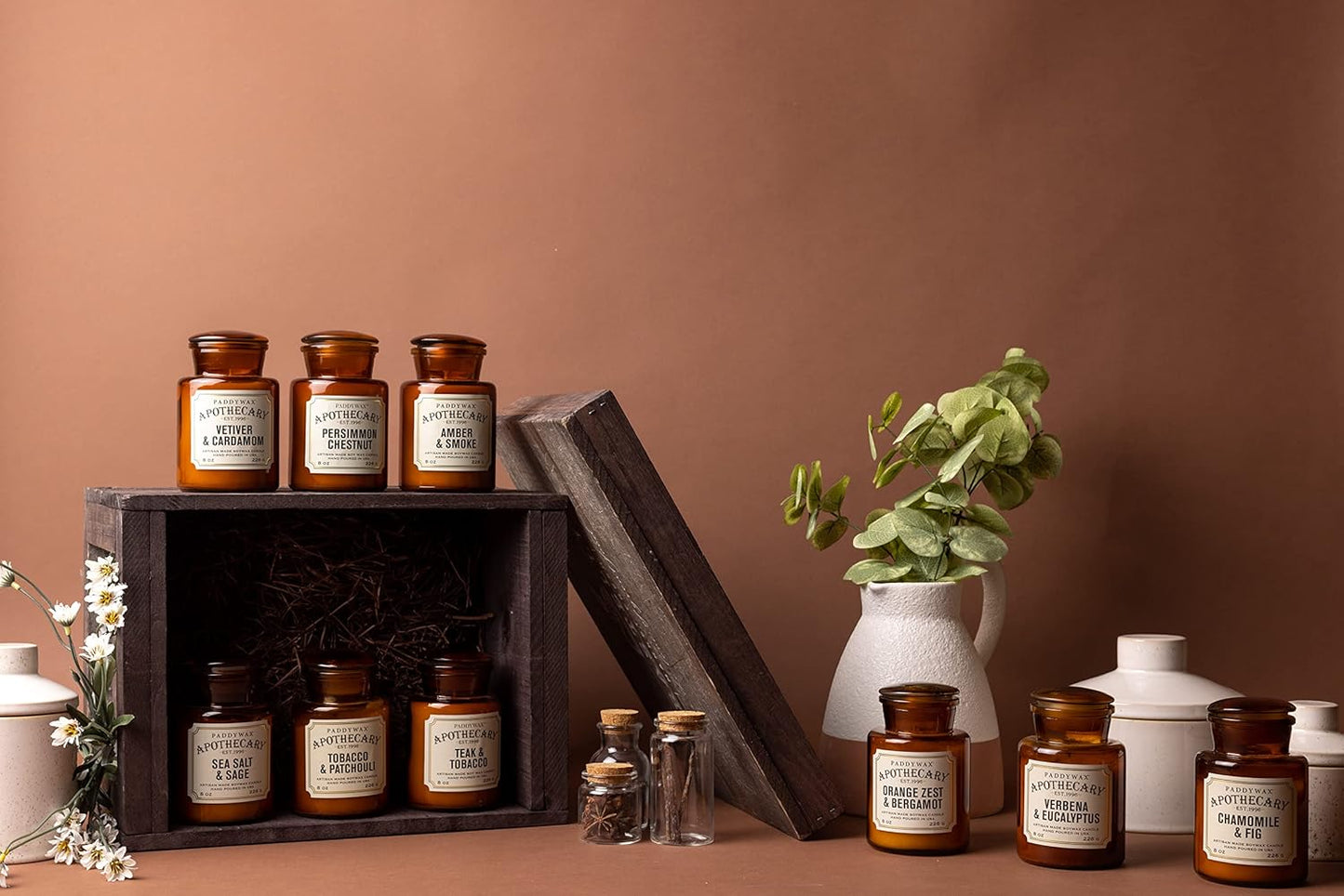 Paddy Wax Apothecary - Tobacco & Patchouli - 8 oz Candle