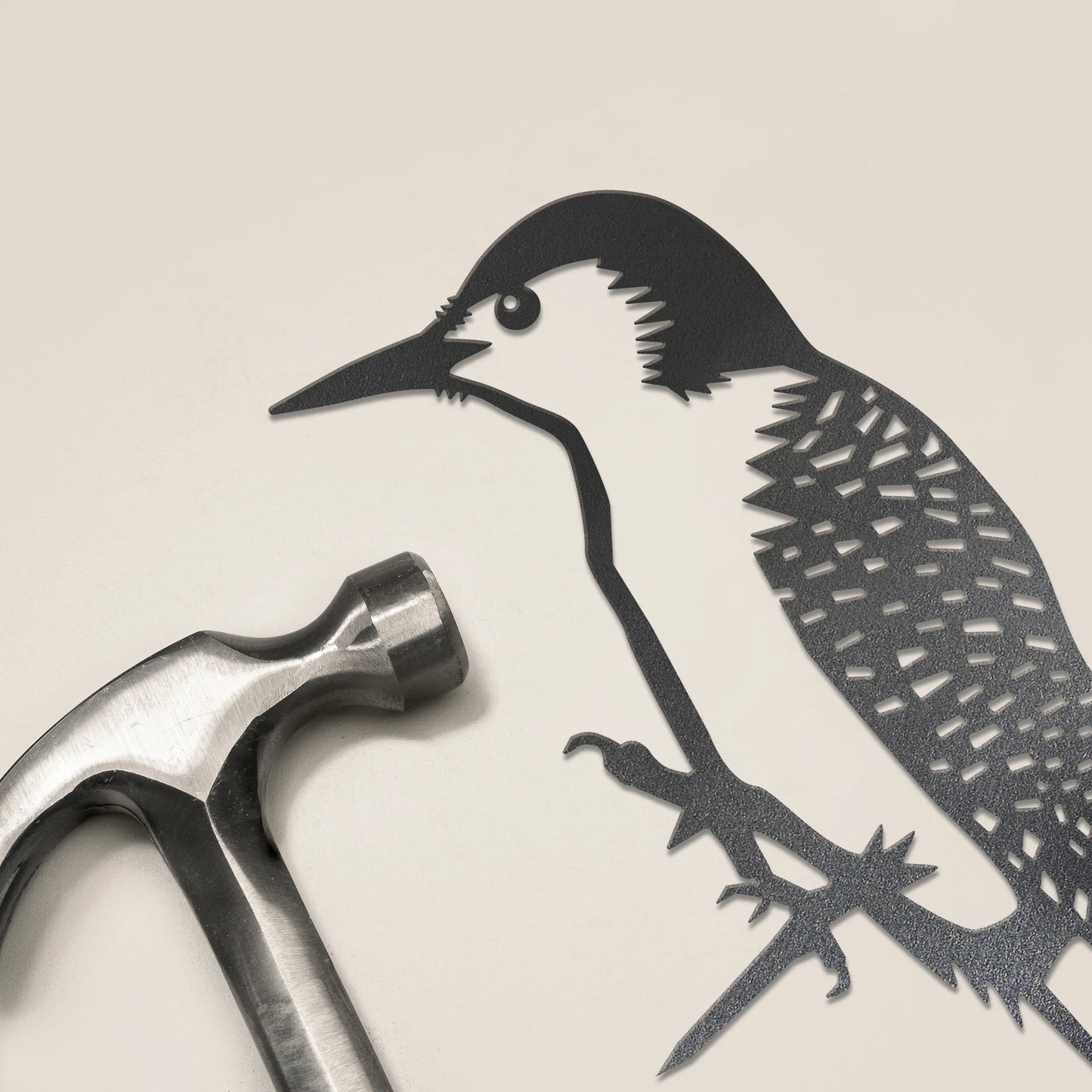 Metal Bird -  Red Bellied WoodPecker