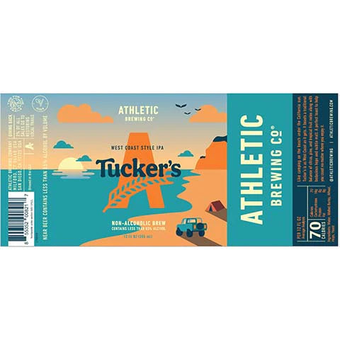 Athletic Brewing Company- Tuckers West Coast IPA