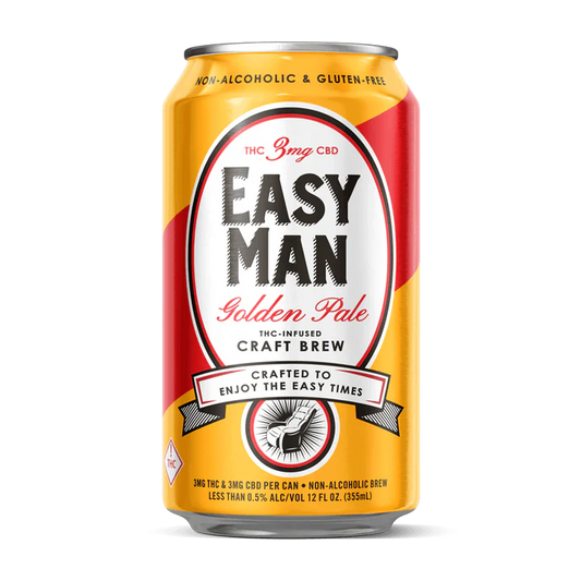 Easy Man Golden Pale THC Beer - 3 MG THC & 3 MG CBD