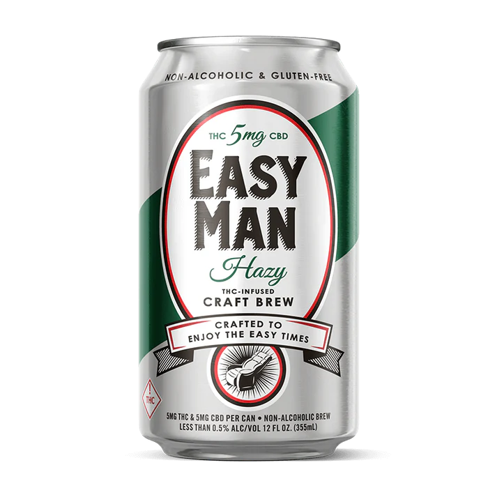 Easy Man Hazy THC Beer - 5 MG THC & 5 MG CBD