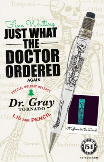 Retro 51 - Dr. Gray Skeleton (Rollerball)