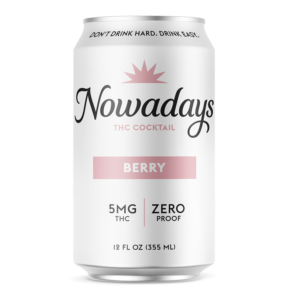 Nowadays 5 MG THC Infused Sparkling Beverage - Variety Pack