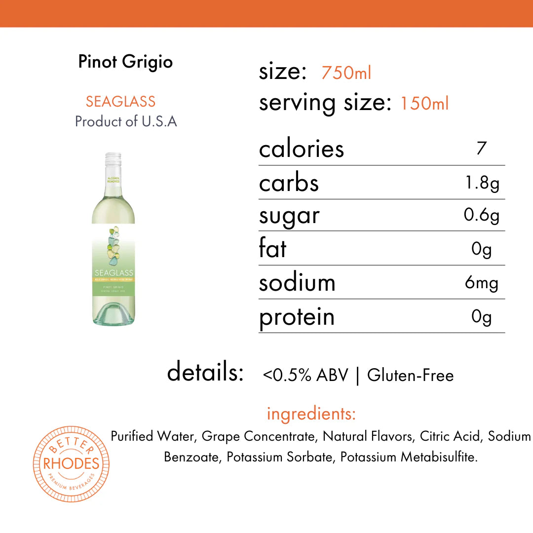 SeaGlass - Pinot Grigio (Alcohol Removed)