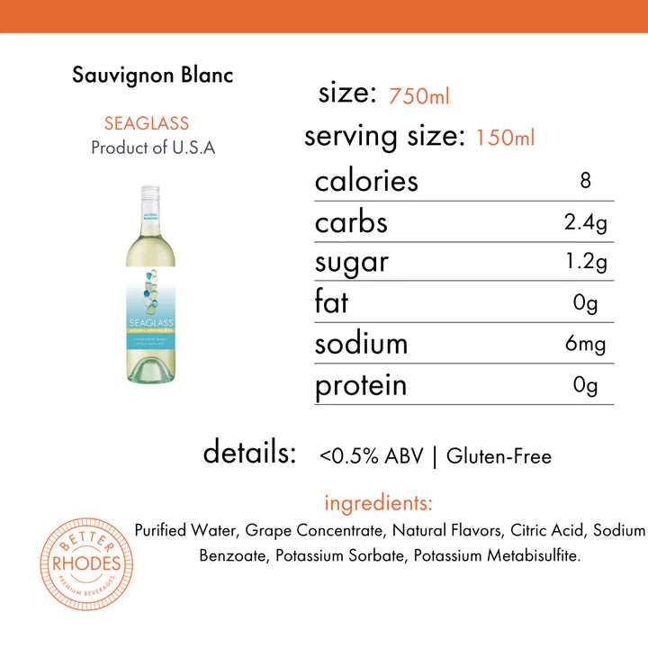 SeaGlass - Sauvignon Blanc (Alcohol Removed)