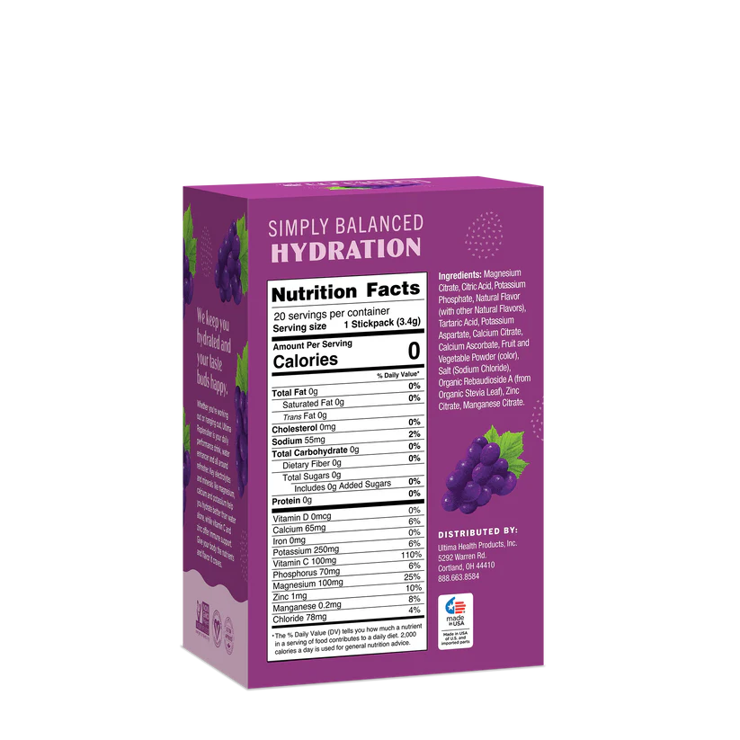 Ultima Replenisher - Grape Single Servings
