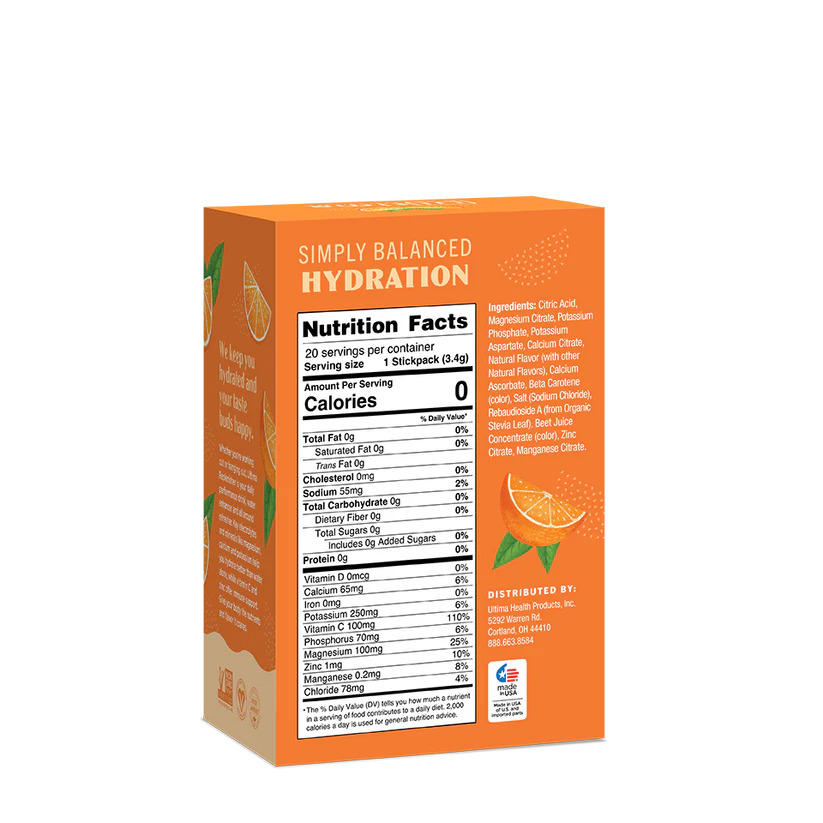 Ultima Replenisher - Orange Single Servings