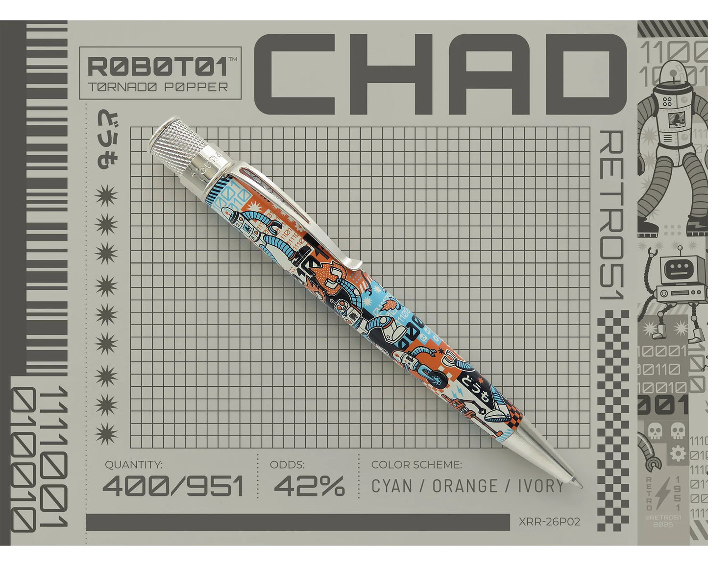 Retro 51 - Robot 01 (R0B0T01) - CHAD (Rollerball)