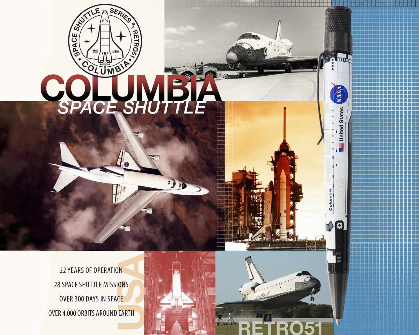 Retro 51 - Columbia Space Shuttle (Rollerball)