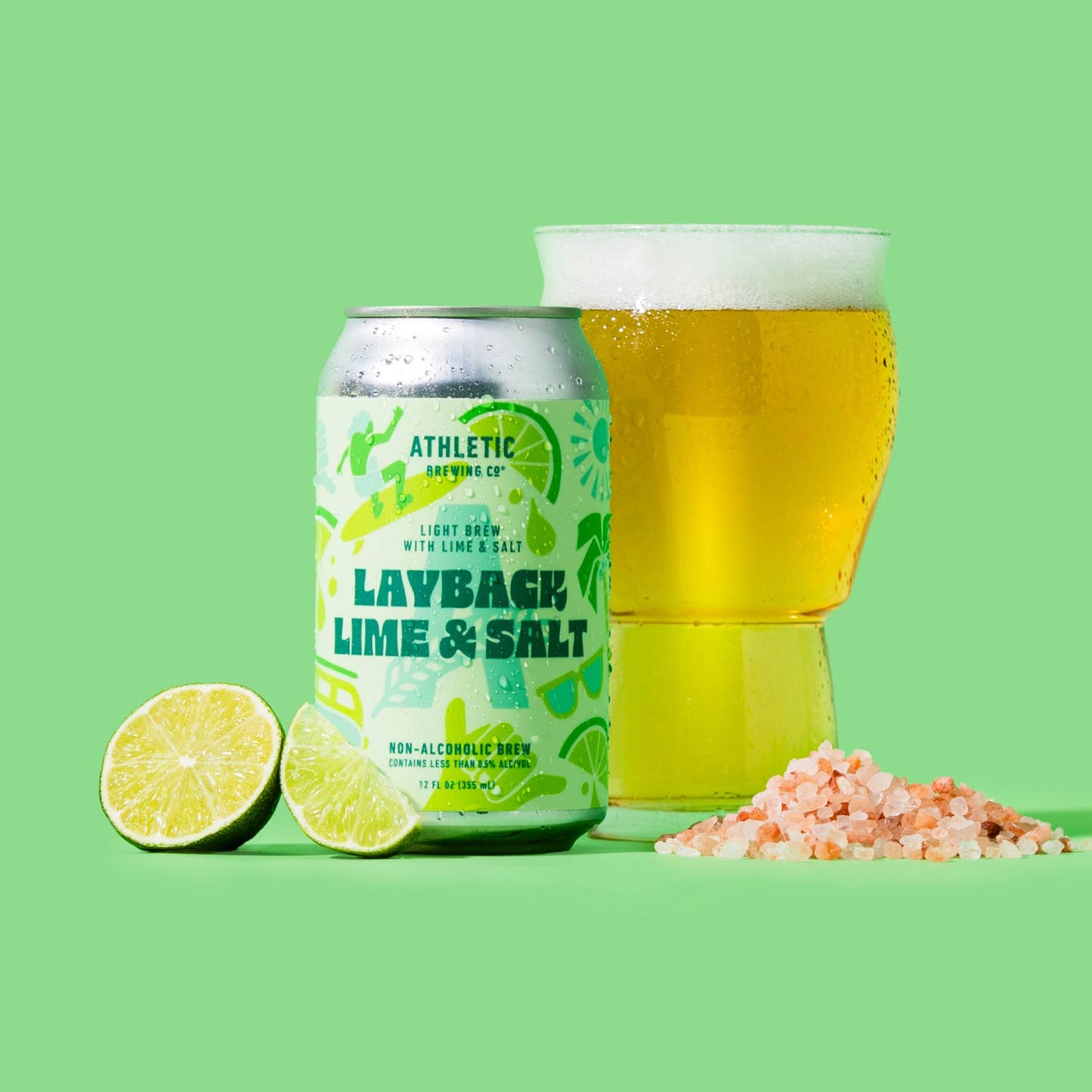 Athletic Brewing Company - Layback Lime & Salt (Non-Alcoholic)