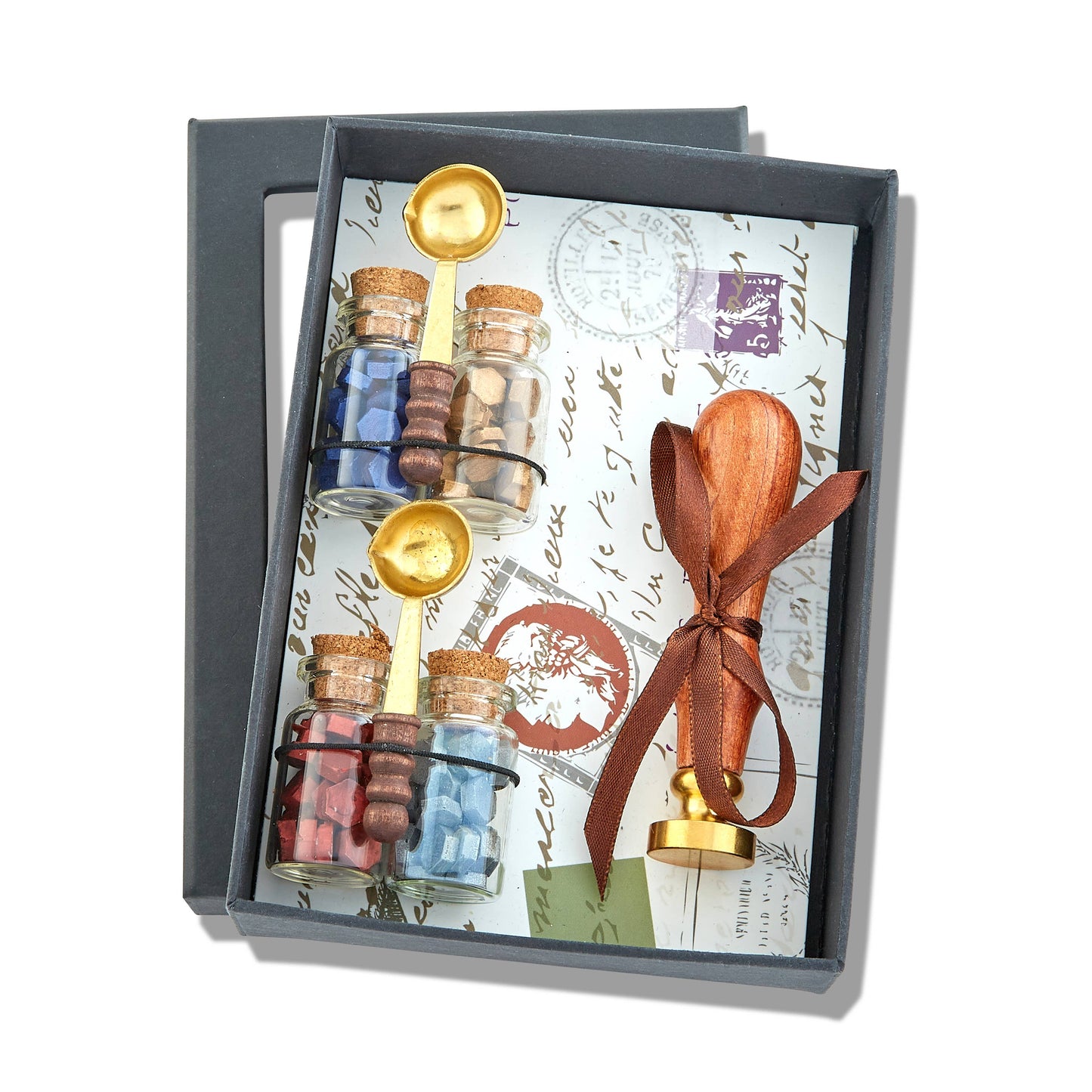 Bead Sealing Wax & Wax Seal Stamp Gift Set: Bee