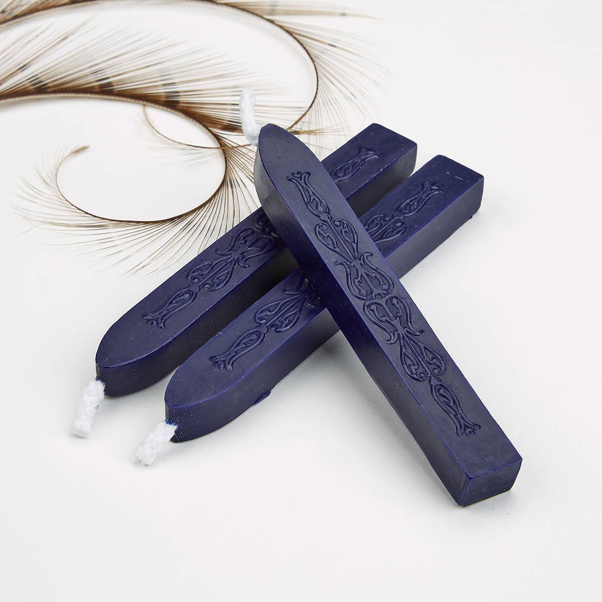 Sealing Wax Sticks with wick 3PK- 25+ colors: Goldenrod