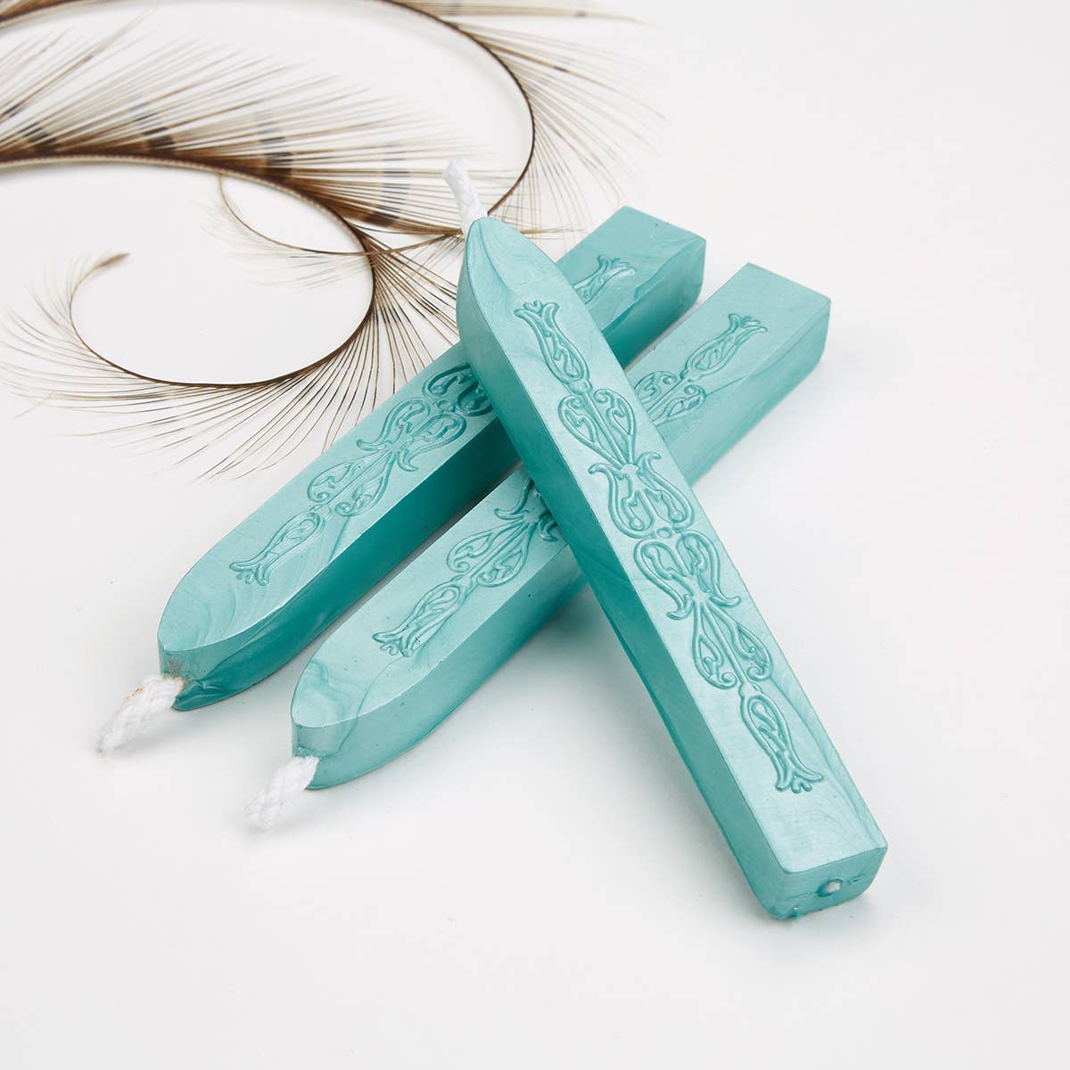 Sealing Wax Sticks with wick 3PK- 25+ colors: Sapphire Blue