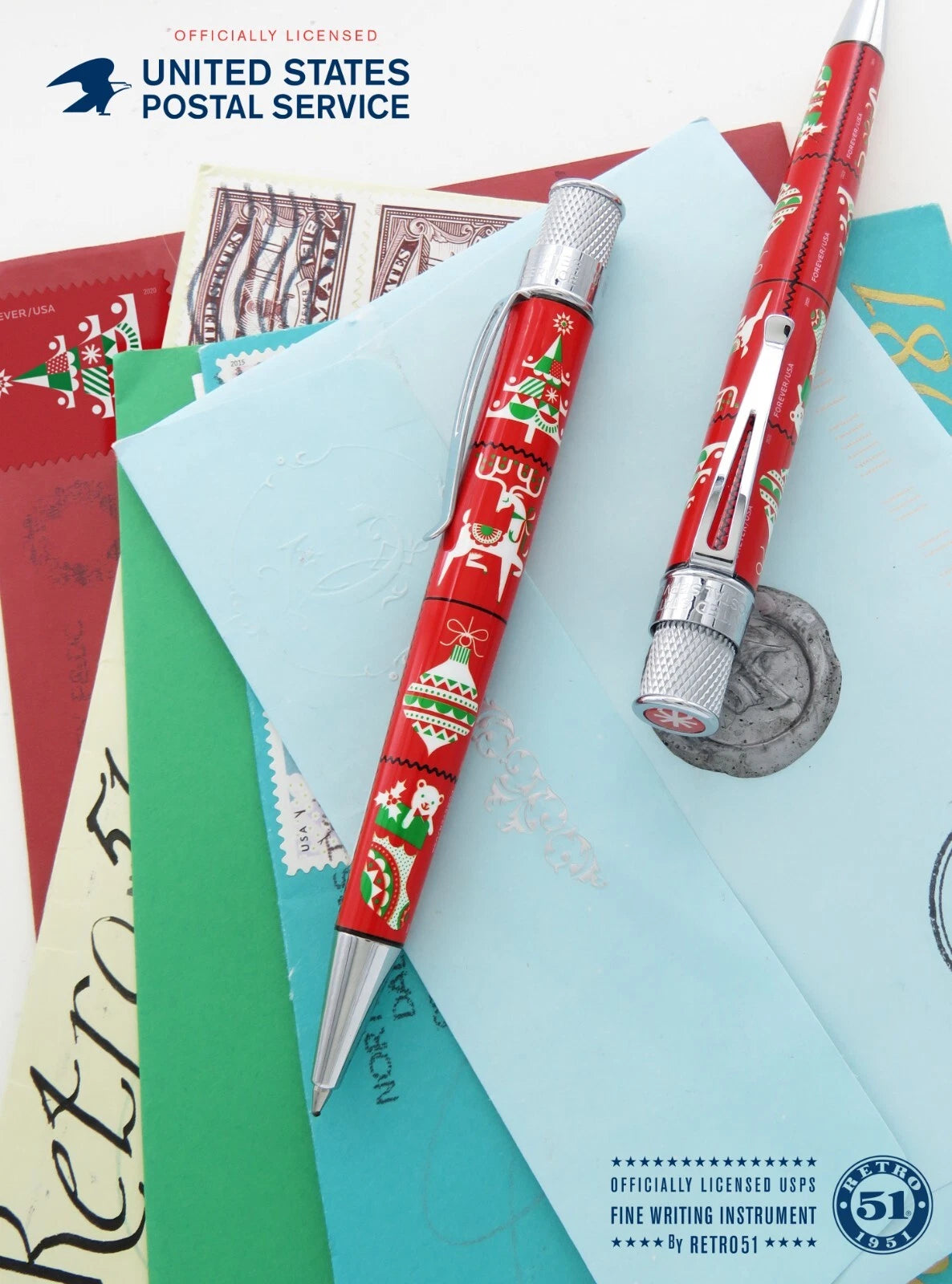 Retro51 Limited Edition - USPS® Holiday Stamp (Rollerball)
