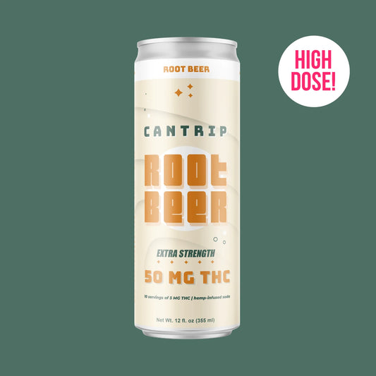Cantrip Root Beer - 50 MG THC Infused Soda