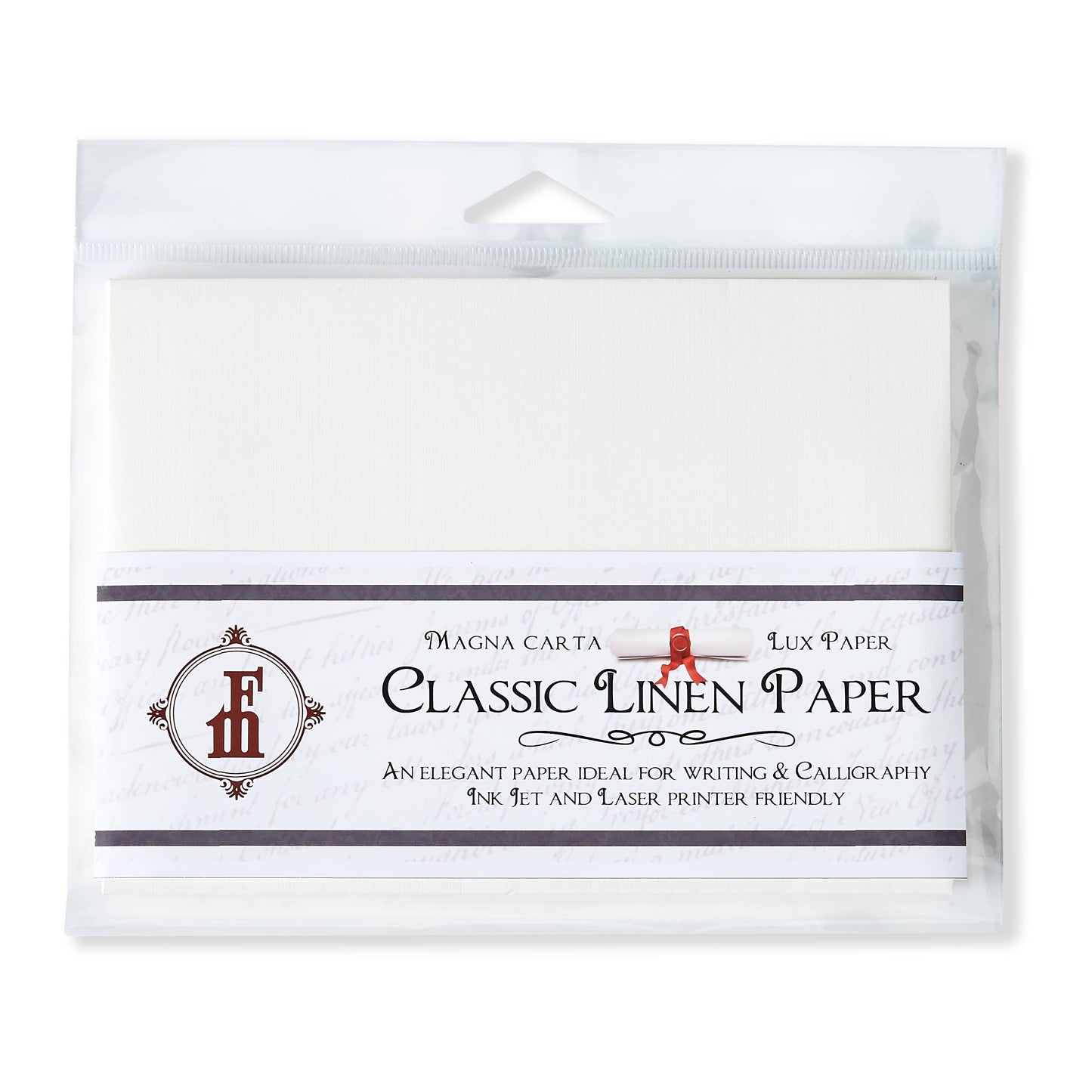 Classic Linen Brilliant White Stationery A6 Envelope - 10PK